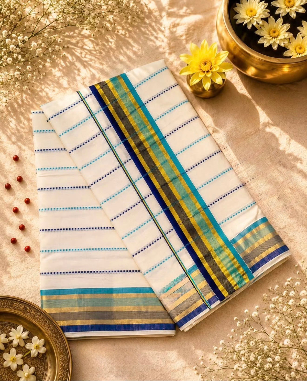 Blue - Set Saree
