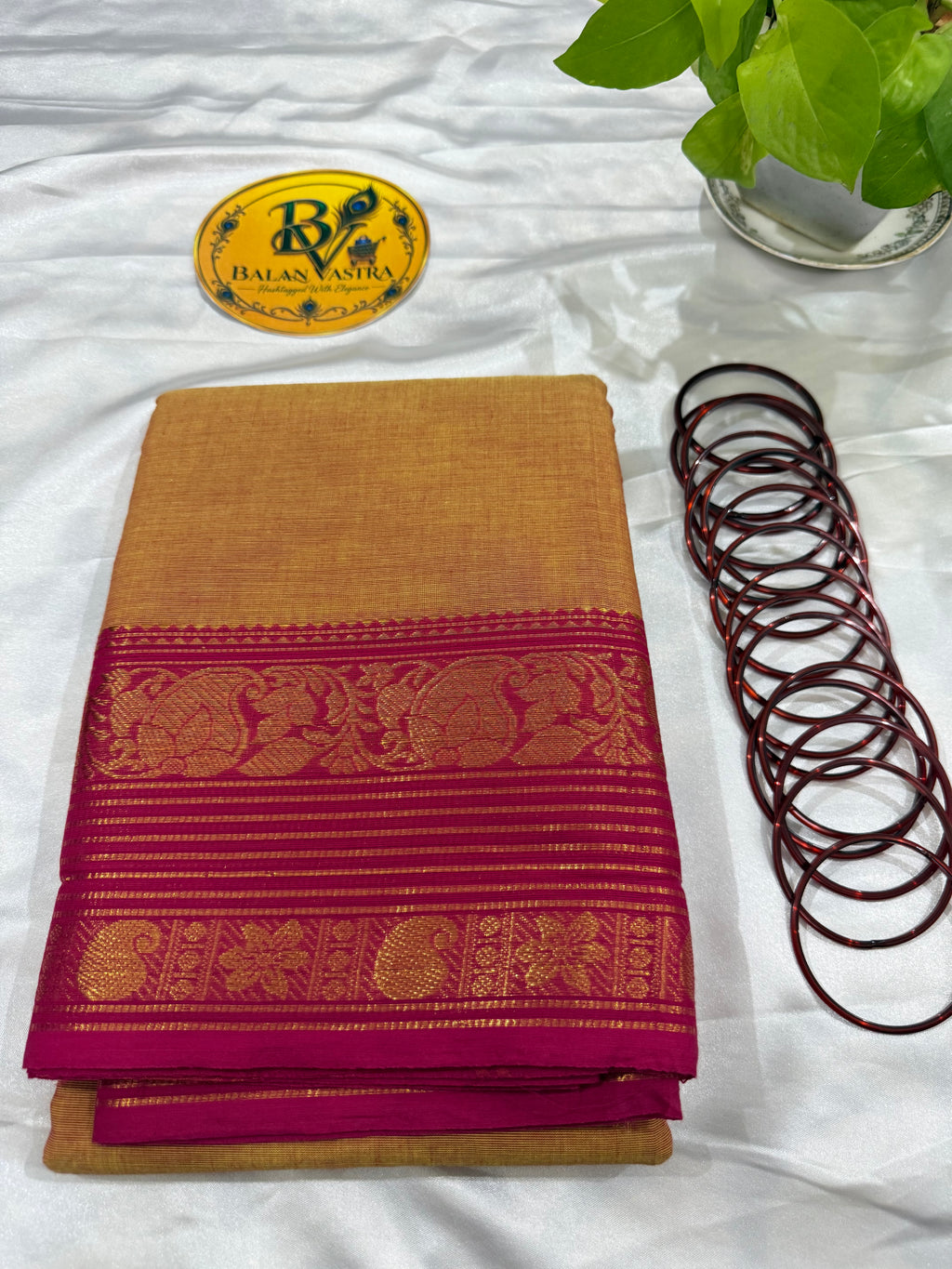 Orange and Pink Pure Kanchi Cotton Saree | Chettinad Pure Cotton Saree for Women | Soft Cotton Traditional Saree | Rich Gold Zari Border